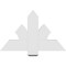 Ekena Millwork Redmond Architectural Grade PVC Gable Bracket, 36"W x 22 1/2"H x 2"D x 6"F, 15/12 Pitch GBP036X23X0206RED00 - alternate 3